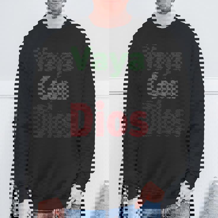 Vaya Con Dios Go With God Walk With God インスピレーションtシャツ 長袖tシャツ スウェットシャツ 高齢者への贈り物