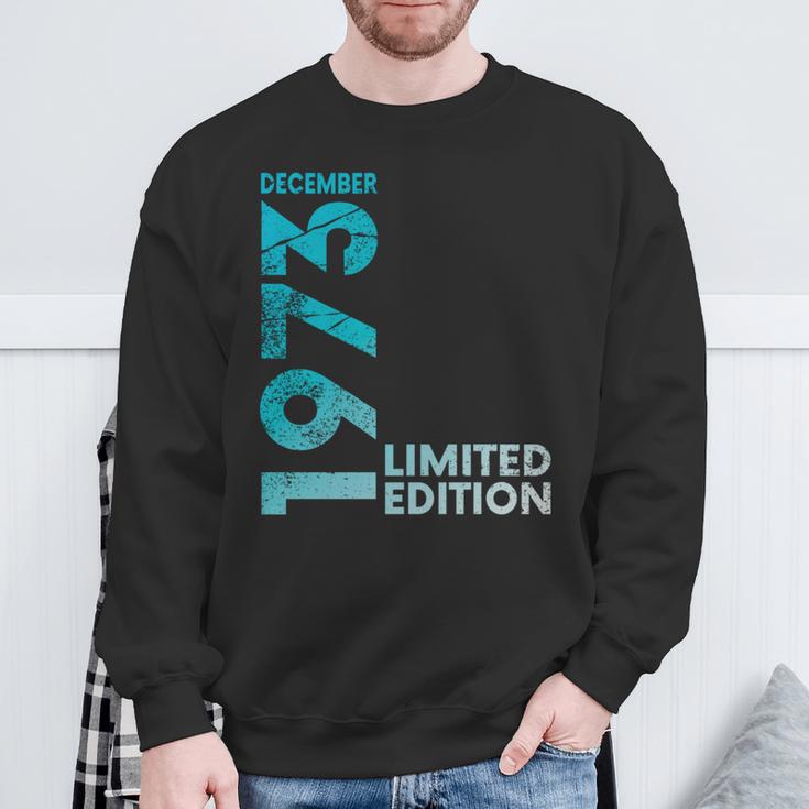 Vintage 50 Birthday I Limited Edition December 1973 長袖tシャツ スウェットシャツ 高齢者への贈り物