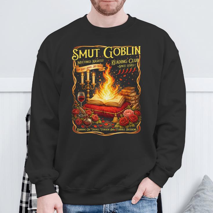 Vintage Smut Goblin Dark Romance Bookish Book Lovers Sweatshirt Gifts for Old Men Vintage Smut Goblin Dark Romance Bookish Book Lovers Sweatshirt Gifts for Old Men
