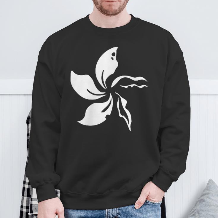 Wilted Bauhinia Flag 2019 香港抗議 スウェットシャツ 高齢者への贈り物