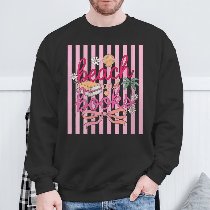 Women's Book Girl Summer Beach Club Summer Reading Sweatshirt Gifts for Old Men