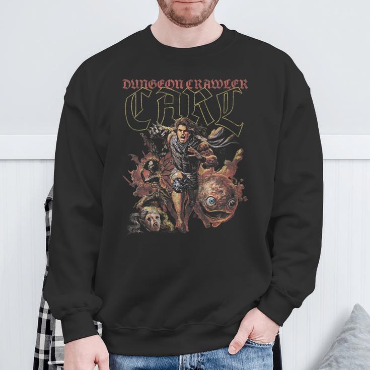 Women's Dungeon Crawler Carl The Inevitable Ruin Cover LitRPG Book Sweatshirt Gifts for Old Men