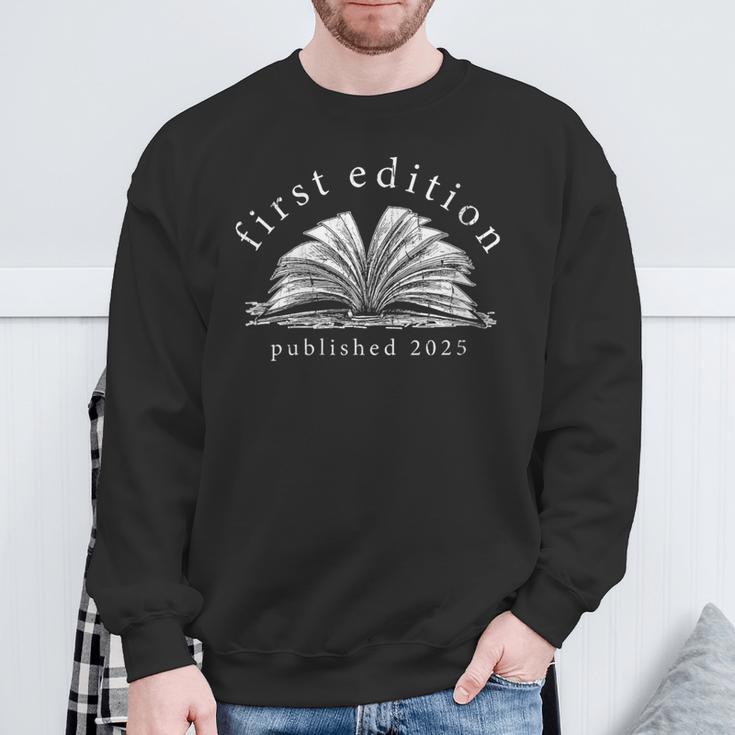 Women's First Edition Published 2025 The Littlest Book Club Member Sweatshirt Gifts for Old Men Women's First Edition Published 2025 The Littlest Book Club Member Sweatshirt Gifts for Old Men