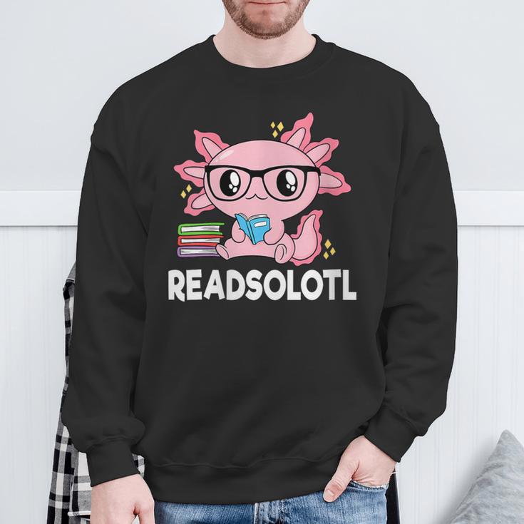 Women's Readsolotl Axolotl Book Lover Reading Women Girls Kids Sweatshirt Gifts for Old Men Women's Readsolotl Axolotl Book Lover Reading Women Girls Kids Sweatshirt Gifts for Old Men