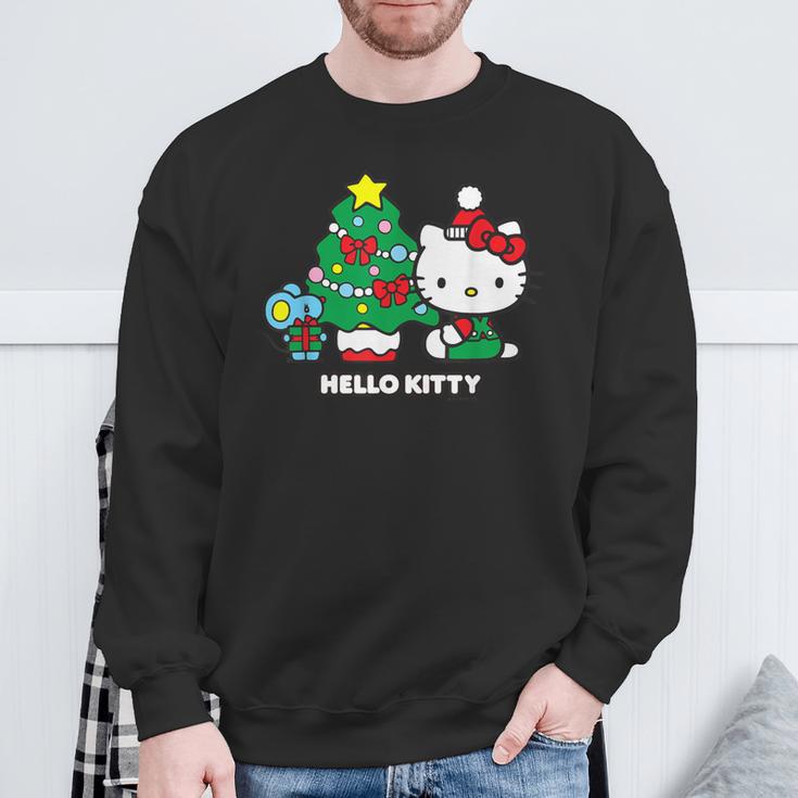 【クリスマス特集】Usデザイン ハローキティ クリスマスツリー スウェットシャツ 高齢者への贈り物