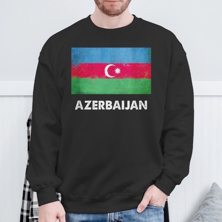 アゼルバイジャン国旗tシャツ スウェットシャツ 高齢者への贈り物