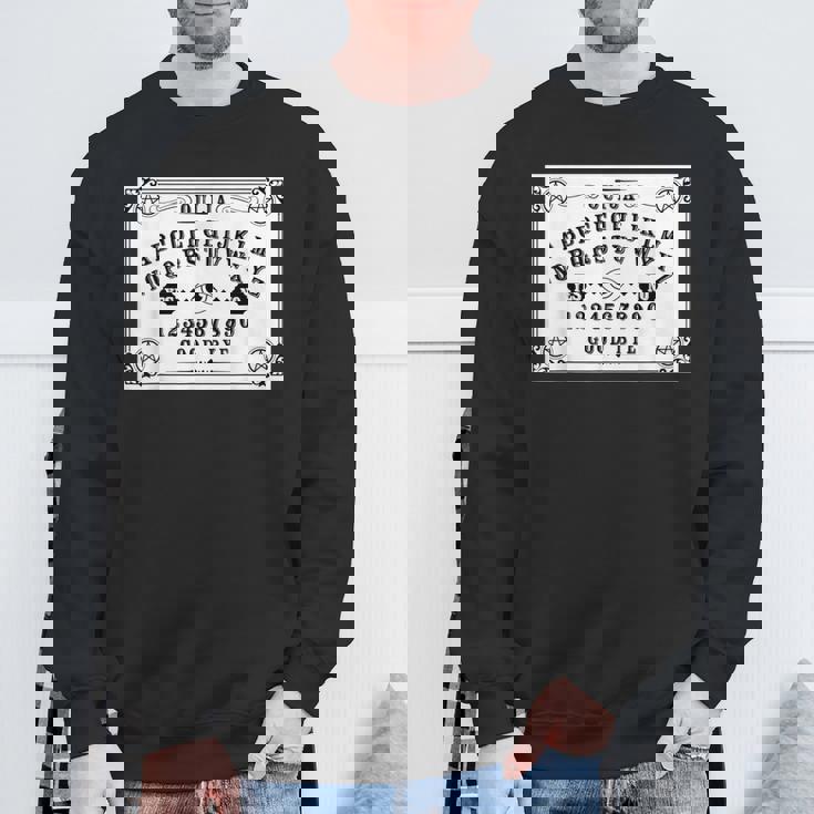 ウイジャボード ハロー超常現象捜査官 ゴシック・ウイジャ・ペイガン スウェットシャツ 高齢者への贈り物