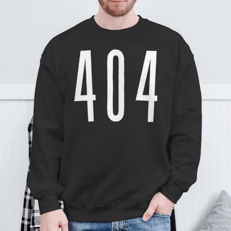 エリアコード 404 アトランタ ジョージア Ga Four Zero Four 404 長袖tシャツ スウェットシャツ 高齢者への贈り物