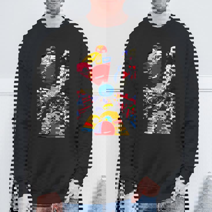 カントリーボール 世界旗 スウェットシャツ 高齢者への贈り物