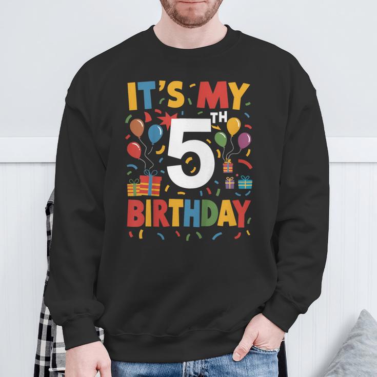 キッズ 5歳の誕生日シャツ男の子キッズ幼児5歳の誕生日男の子 スウェットシャツ 高齢者への贈り物