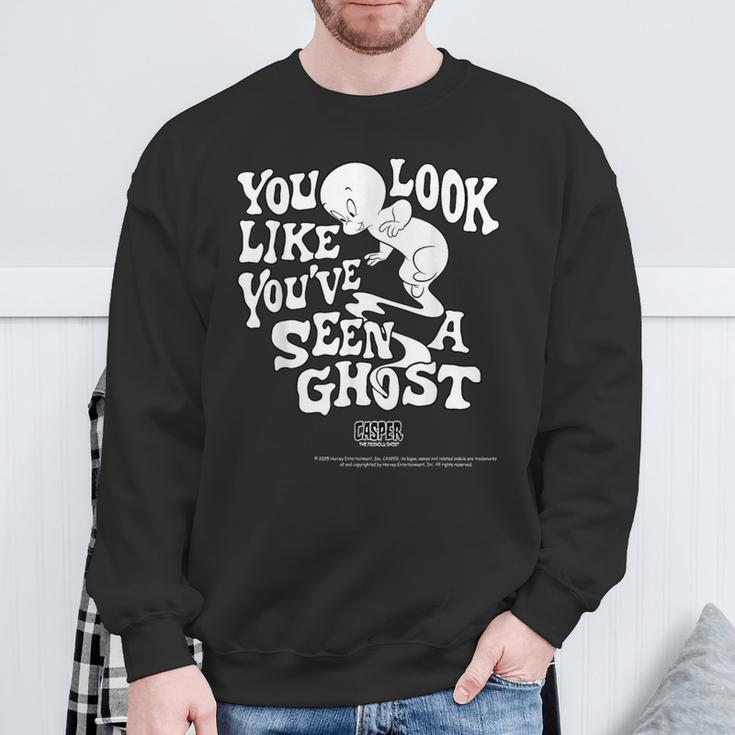キャスパー映画グッズ You Look Like Ghost スウェットシャツ 高齢者への贈り物