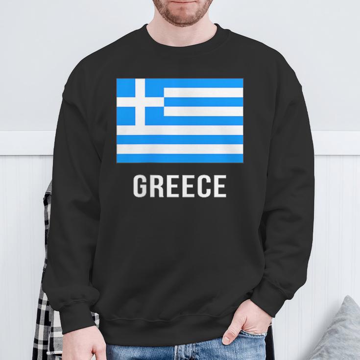ギリシャの国旗 スウェットシャツ 高齢者への贈り物