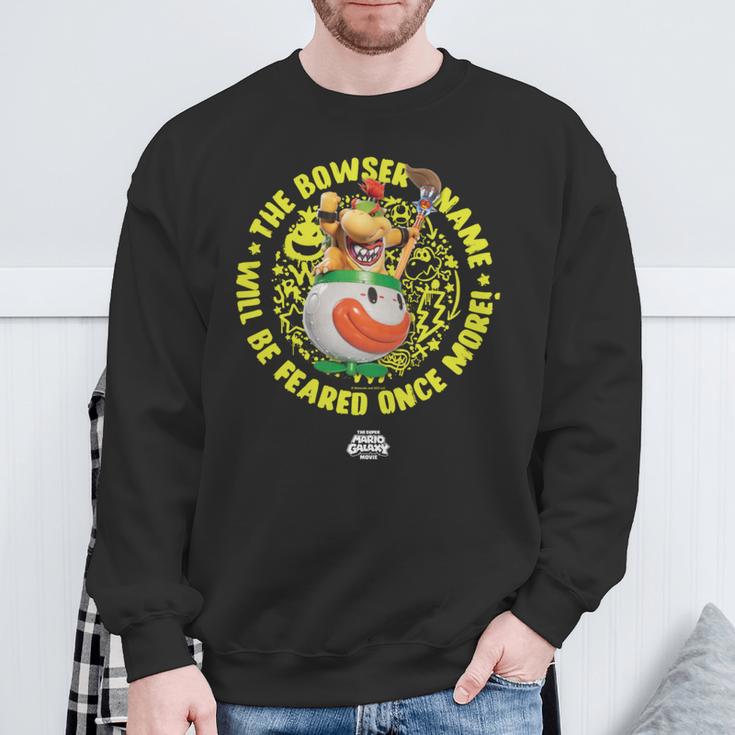 ザ・スーパーマリオギャラクシー・ムービー Bowser Jr Feared 長袖tシャツ スウェットシャツ 高齢者への贈り物