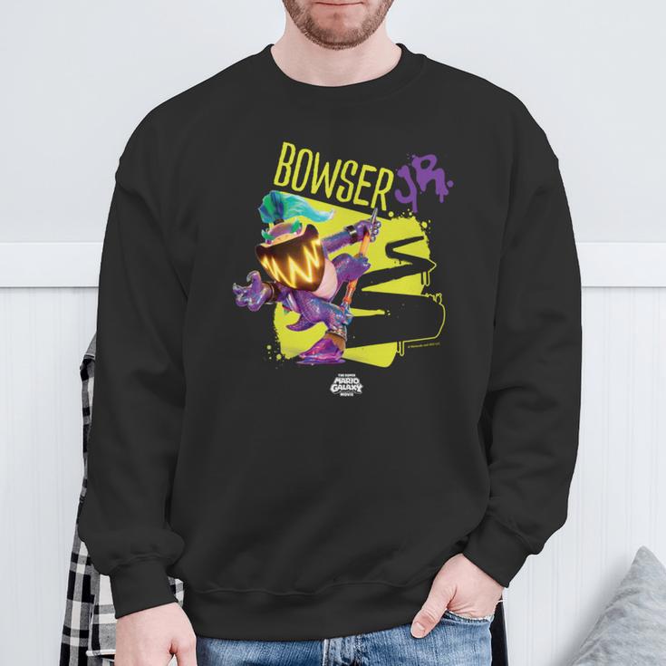 ザ・スーパーマリオギャラクシー・ムービー Wonder Bowser Jr Power 長袖tシャツ スウェットシャツ 高齢者への贈り物