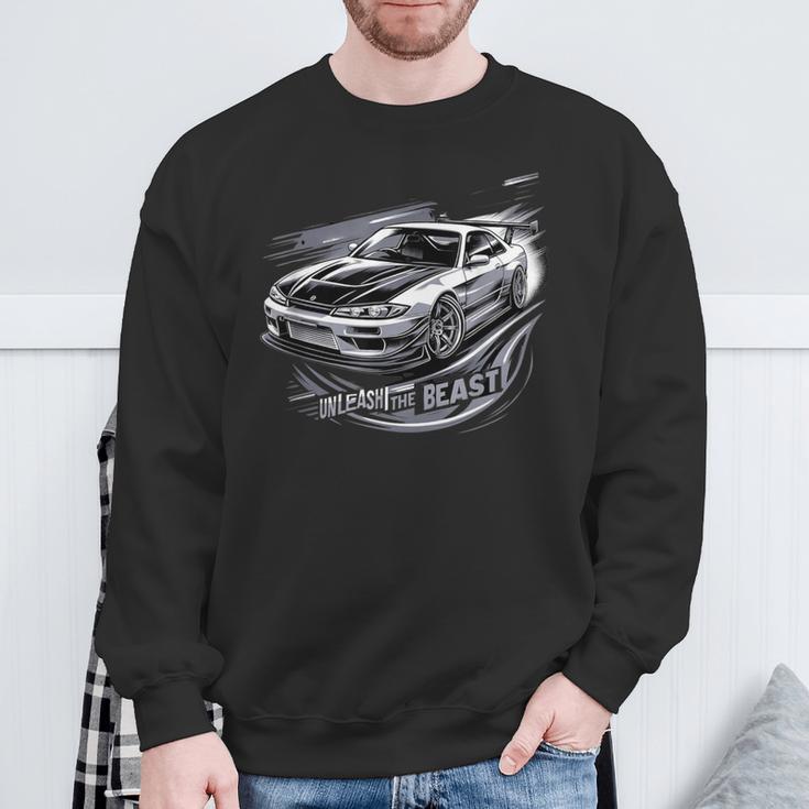 シルビアスピリット Jdm ジャパン ドリフト カルチャー スピードカー ラリー17 スウェットシャツ 高齢者への贈り物