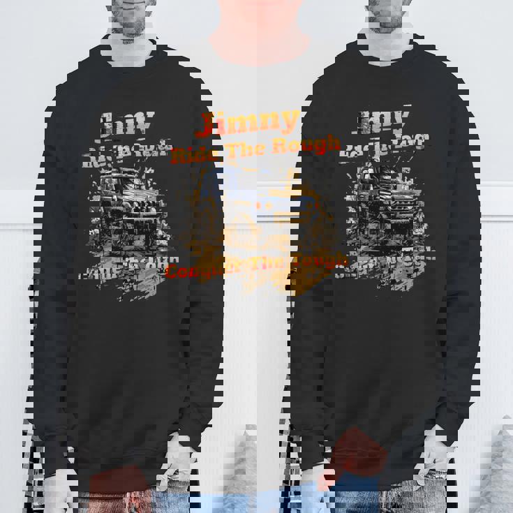 ジムニー 4X4 オフロード トラック 長袖tシャツ スウェットシャツ 高齢者への贈り物