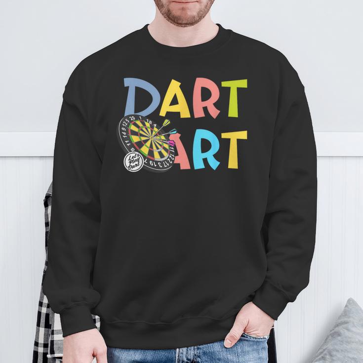 ダーツアート ダーツプレーヤー ダーツスポーツ ダーツボード ダーツ スウェットシャツ 高齢者への贈り物