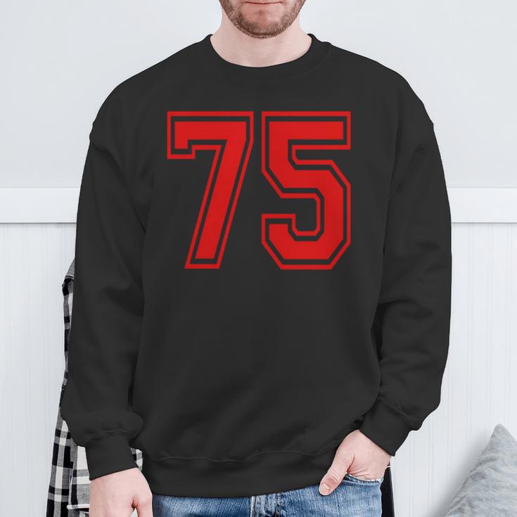 ナンバー75 Redports Teamtyle 長袖tシャツ スウェットシャツ 高齢者への贈り物