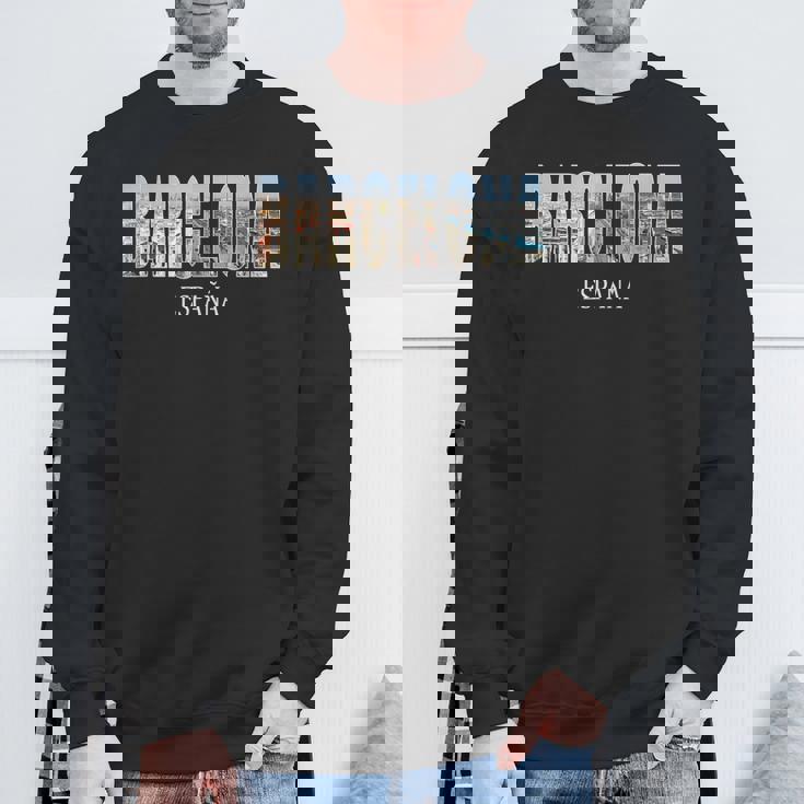 バルセロナ スペイン ジャージ バルセロナ エスパーニャ ヴィンテージ お土産 スウェットシャツ 高齢者への贈り物