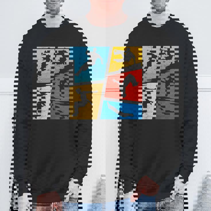 パルクール ヴィンテージ フリーランニングパルクール ランナー パルクール スウェットシャツ 高齢者への贈り物