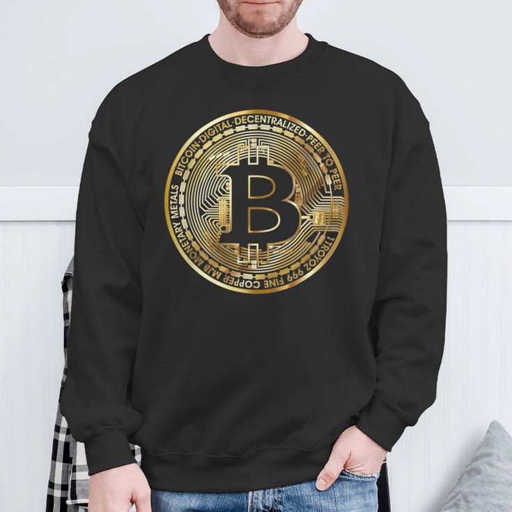 ビットコインbtcコイン暗号トレーダーBitcoinフューチャーフリーダムギフト スウェットシャツ 高齢者への贈り物