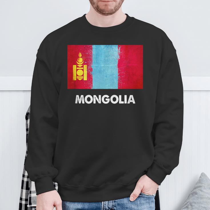 モンゴル国旗tシャツ スウェットシャツ 高齢者への贈り物