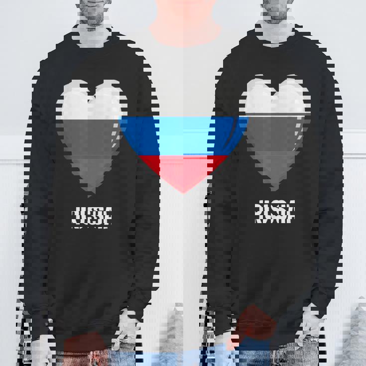 ロシア国旗シャツ スウェットシャツ 高齢者への贈り物