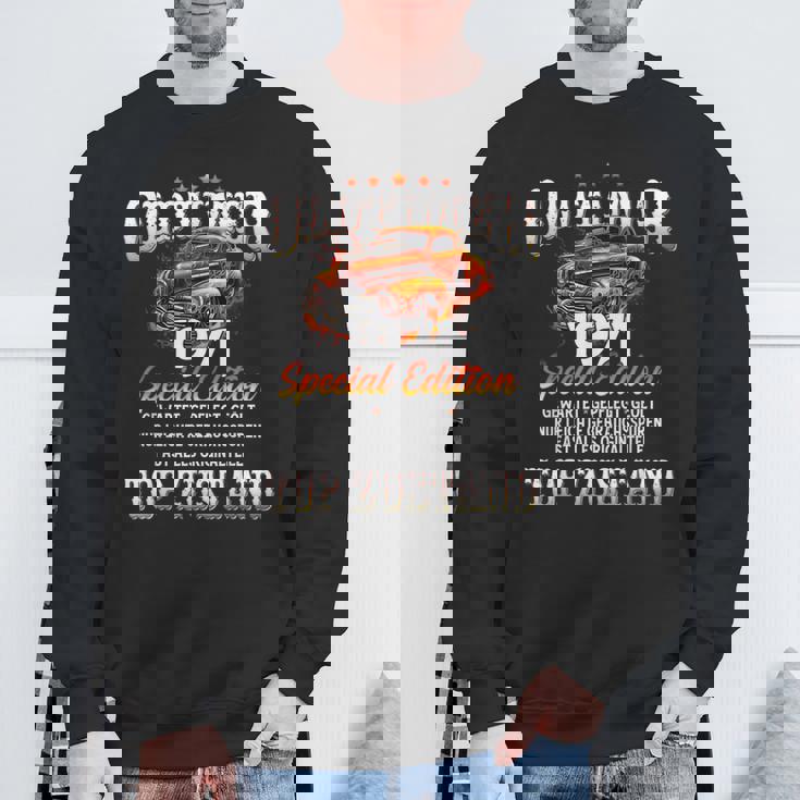 ヴィンテージカー 1971 年 55 歳の誕生日 1971 年のクラシックカー スウェットシャツ 高齢者への贈り物