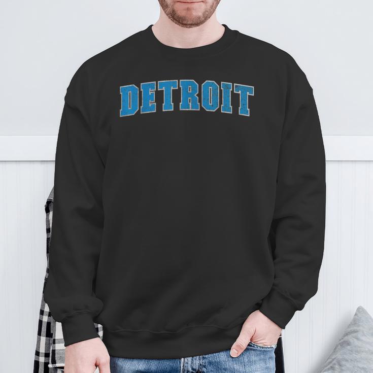 ヴィンテージデトロイトメンズデトロイトレディースレトロブルーtシャツ デトロイト スウェットシャツ 高齢者への贈り物
