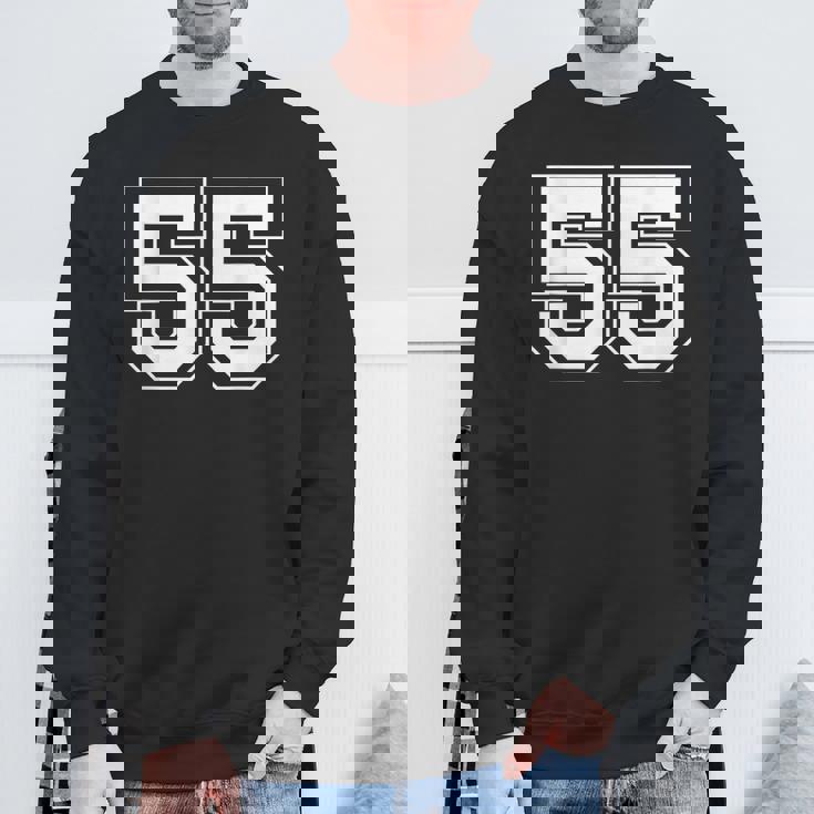 番号55 スウェットシャツ 高齢者への贈り物