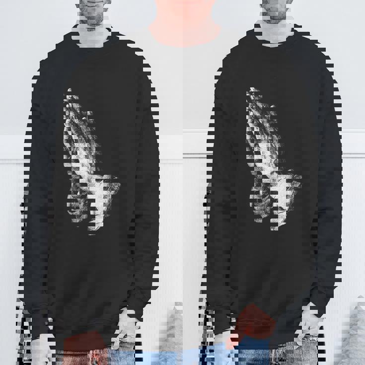 祈りの手 スウェットシャツ 高齢者への贈り物