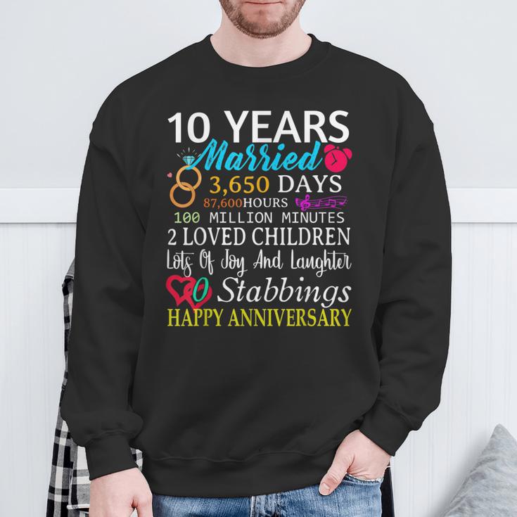 結婚10周年記念ギフト 結婚10周年 スウェットシャツ 高齢者への贈り物