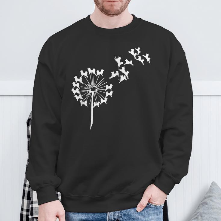 面白いtシャツ 柴犬 タンポポ イヌ わんこ メンズ 犬好き グッズ かわいい おもしろ 面白い 服 ネタ スウェットシャツ 高齢者への贈り物