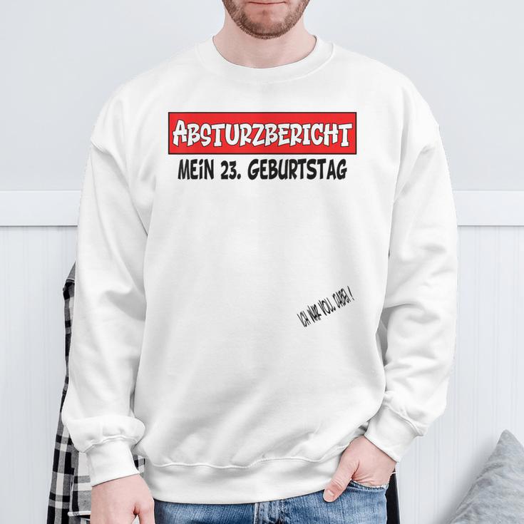 23rd Birthday Guest Book Sweatshirt Gifts for Old Men