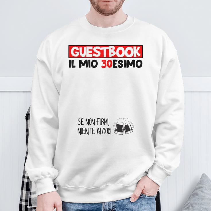 30 Birthday Guest Book 30 Years Sweatshirt Gifts for Old Men
