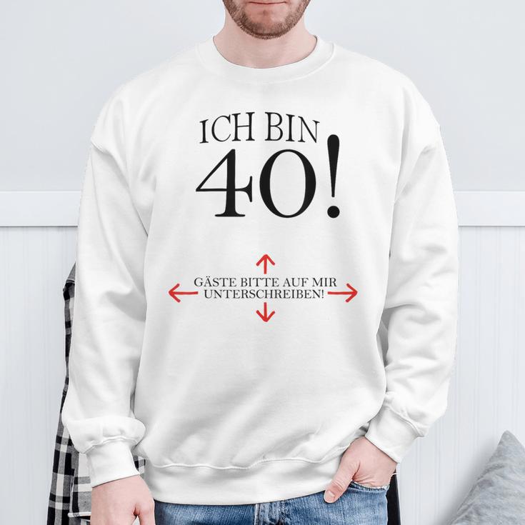 40th Birthday Party Guest Book 40 Years 1979 Sweatshirt Gifts for Old Men 40th Birthday Party Guest Book 40 Years 1979 Sweatshirt Gifts for Old Men