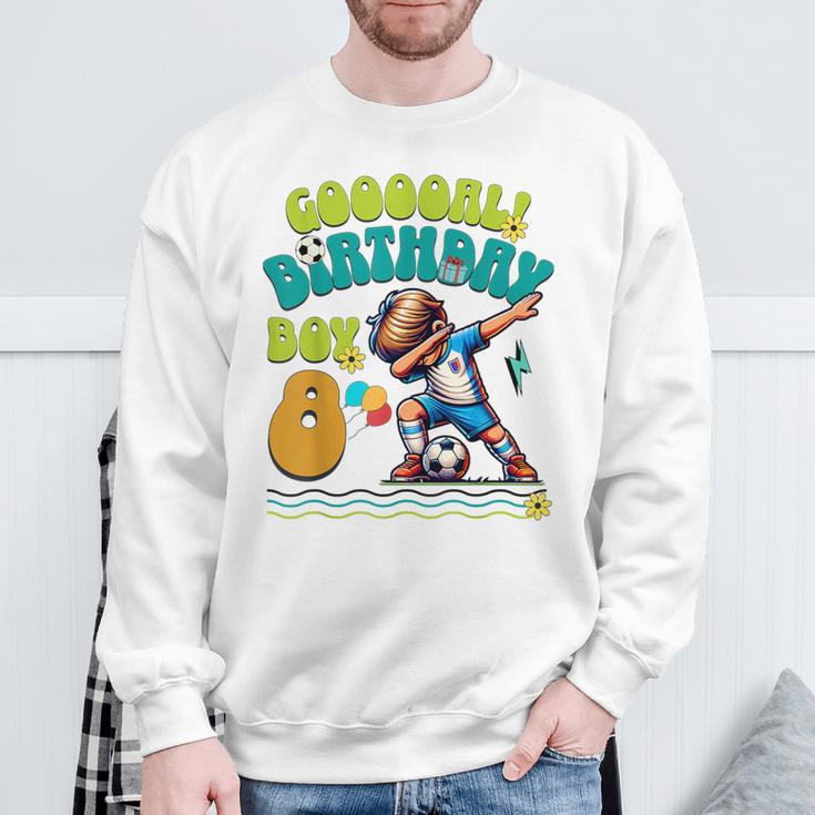 8歳の誕生日 男の子 8歳 サッカー フットボール選手 誕生日 スウェットシャツ 高齢者への贈り物