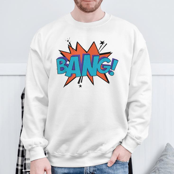 Bang Comic Book Sound Effect Bubble Graphic Tee Shirt Sweatshirt Gifts for Old Men Bang Comic Book Sound Effect Bubble Graphic Tee Shirt Sweatshirt Gifts for Old Men
