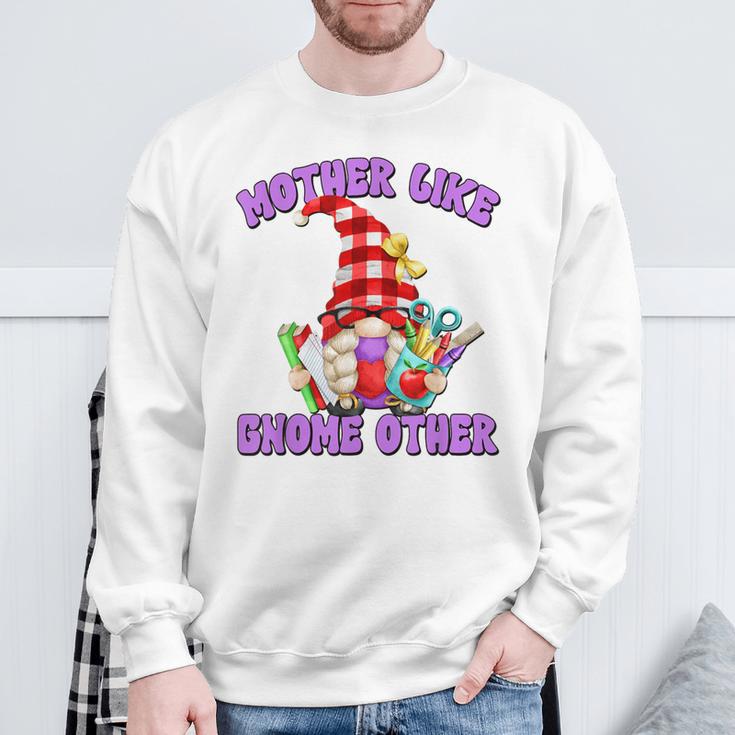 Best Teacher Grandma Gnome With Books For Teacher Mom Saying Sweatshirt Gifts for Old Men