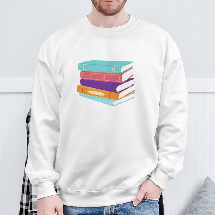 I Like Big Books And I Cannot Lie Reading Reader Bookworm Sweatshirt Gifts for Old Men