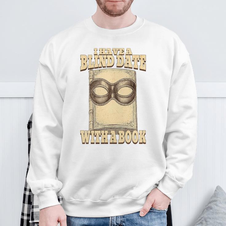 Blind Date With A Book Reader Bookworm Book Lover Literary Premium Tri-Blend Sweatshirt Gifts for Old Men Blind Date With A Book Reader Bookworm Book Lover Literary Premium Tri-Blend Sweatshirt Gifts for Old Men
