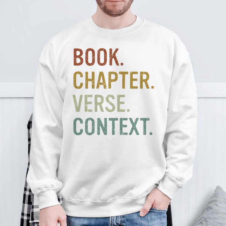 Book Chapter Verse Christian Bible Reformed Theology Sweatshirt Gifts for Old Men Book Chapter Verse Christian Bible Reformed Theology Sweatshirt Gifts for Old Men
