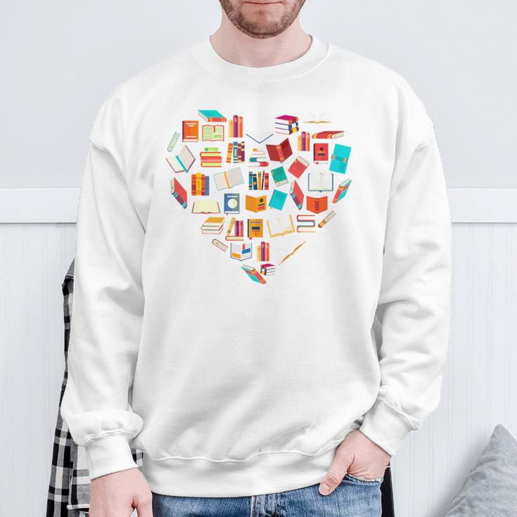 Book Lover Heart Shape Reading Club Librarian Bookworm Premium Tri-Blend Sweatshirt Gifts for Old Men Book Lover Heart Shape Reading Club Librarian Bookworm Premium Tri-Blend Sweatshirt Gifts for Old Men