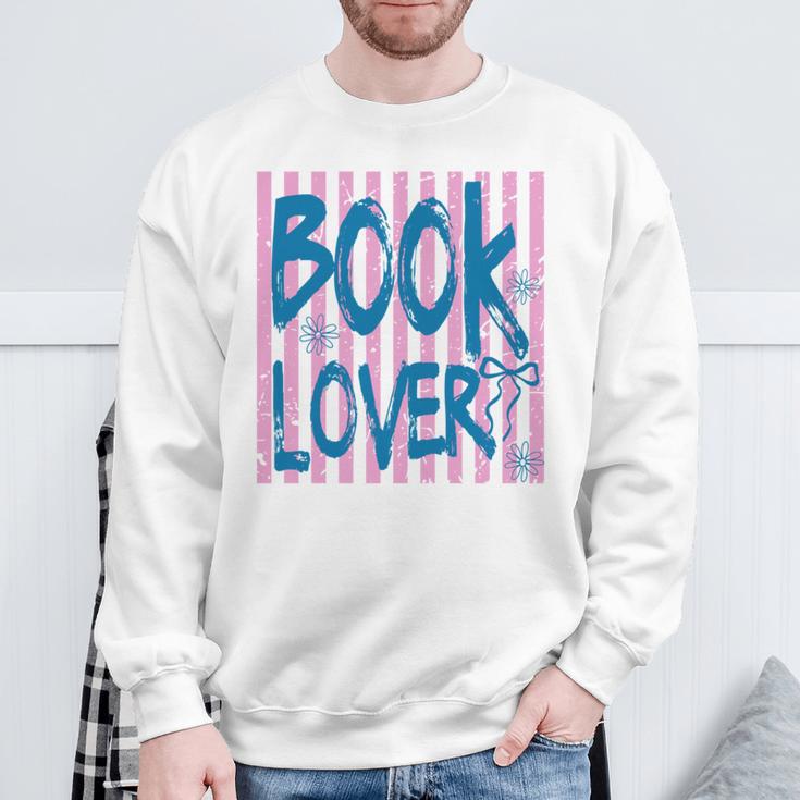 Book Lover Reading Enthusiast Bold Stripes Comfort Colors Crop Top Sweatshirt Gifts for Old Men Book Lover Reading Enthusiast Bold Stripes Comfort Colors Crop Top Sweatshirt Gifts for Old Men