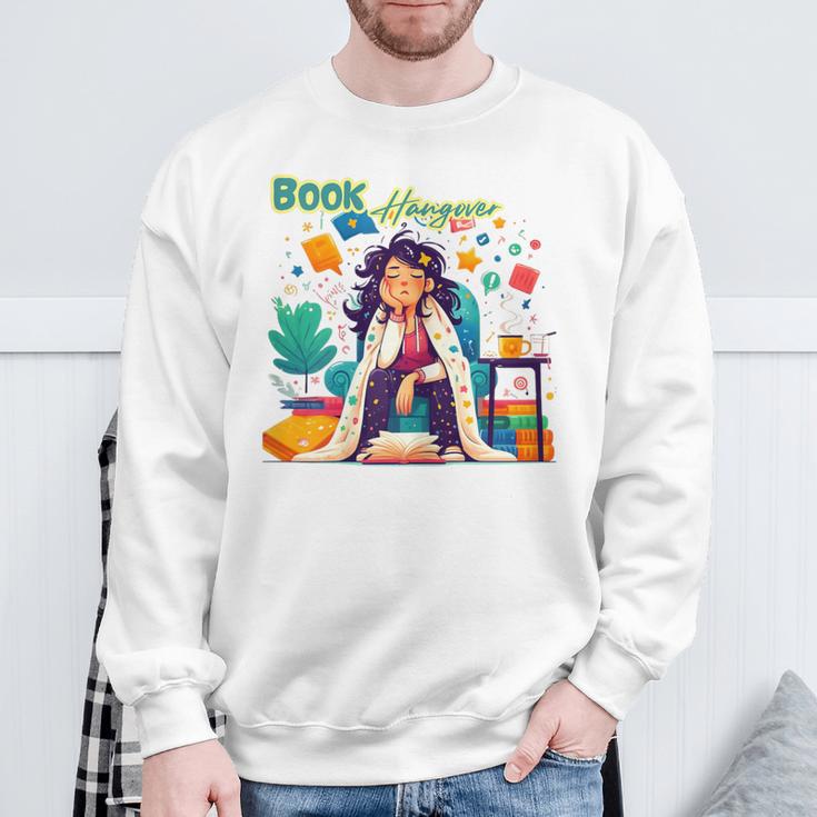 Book Lover Woman Woman Book Hangover Sweatshirt Gifts for Old Men