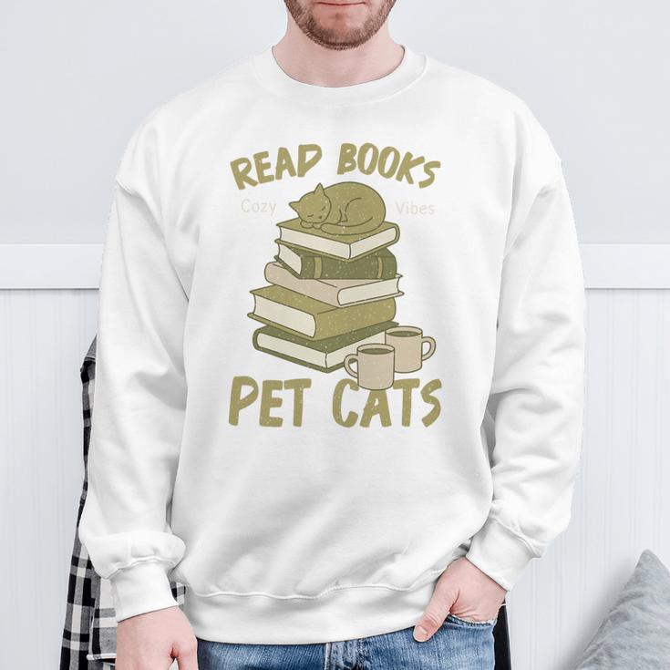 Book Lover Women Read Books Pet Cats Premium Tri-Blend Sweatshirt Gifts for Old Men Book Lover Women Read Books Pet Cats Premium Tri-Blend Sweatshirt Gifts for Old Men