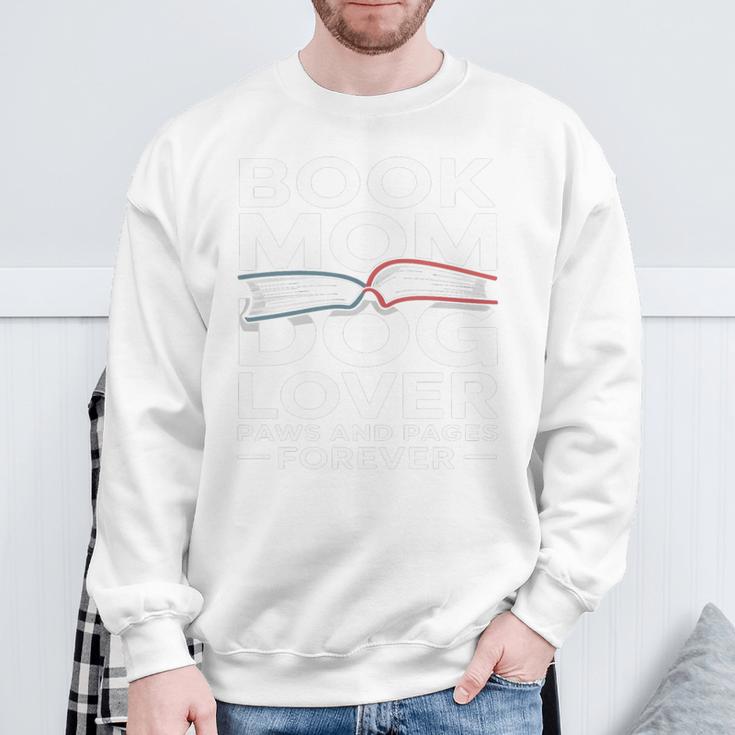 Book Mom Dog Lover Paws And Pages Forever Premium Tri-Blend Sweatshirt Gifts for Old Men Book Mom Dog Lover Paws And Pages Forever Premium Tri-Blend Sweatshirt Gifts for Old Men
