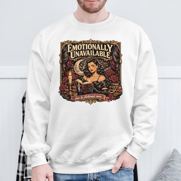 Book Reading Outfit Woman Thriller Merch Dark Romance Reader Premium Tri-Blend Sweatshirt Gifts for Old Men