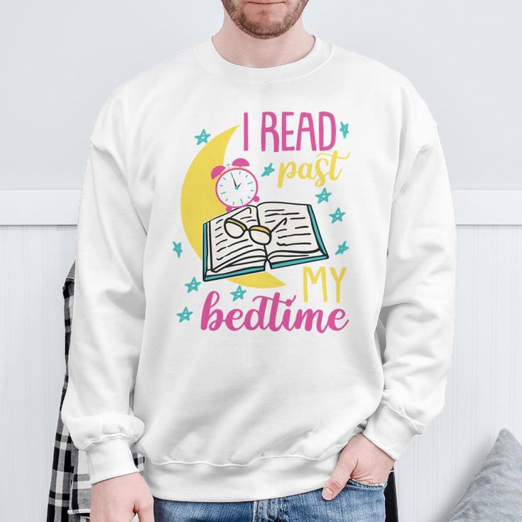 Book Reading I Read Past My Bedtime Sweatshirt Gifts for Old Men