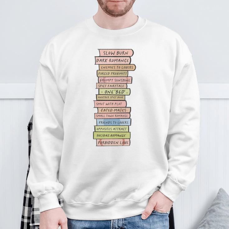 Book Trope Reader Romance Reading Bookish Tropes Lover Sweatshirt Gifts for Old Men Book Trope Reader Romance Reading Bookish Tropes Lover Sweatshirt Gifts for Old Men